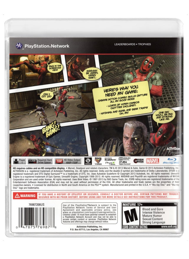 Deadpool - PlayStation 3 (Refurbished)