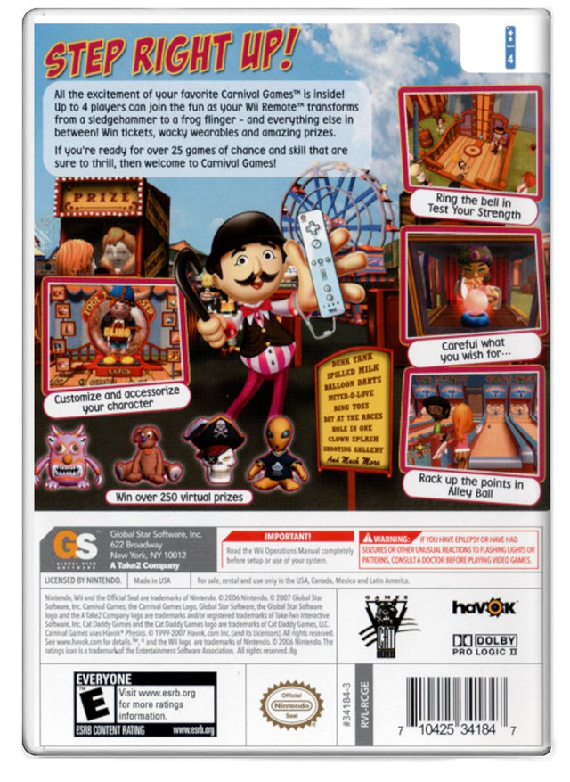 Carnival Games - Nintendo Wii (Refurbished)