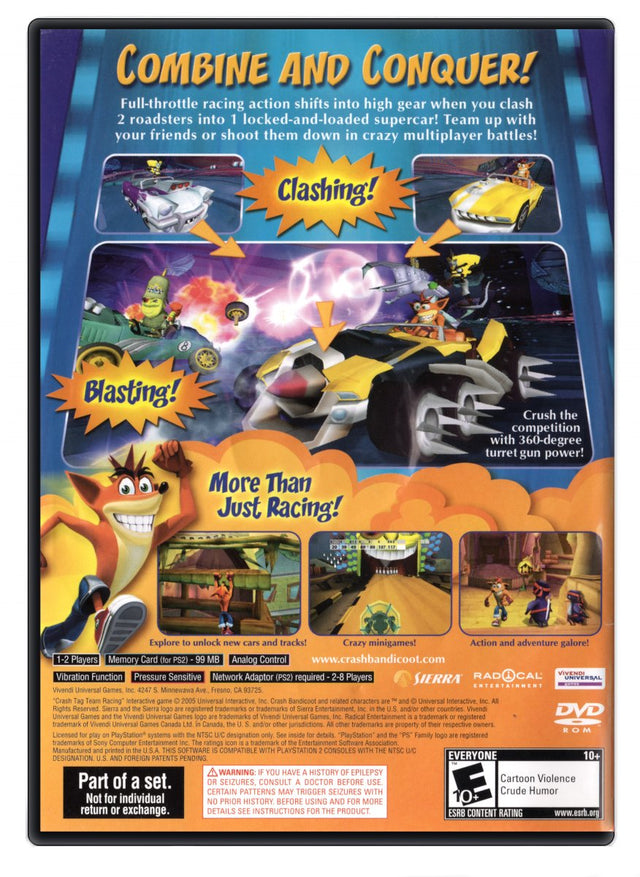 Crash Tag Team Racing - PlayStation 2 (Refurbished)