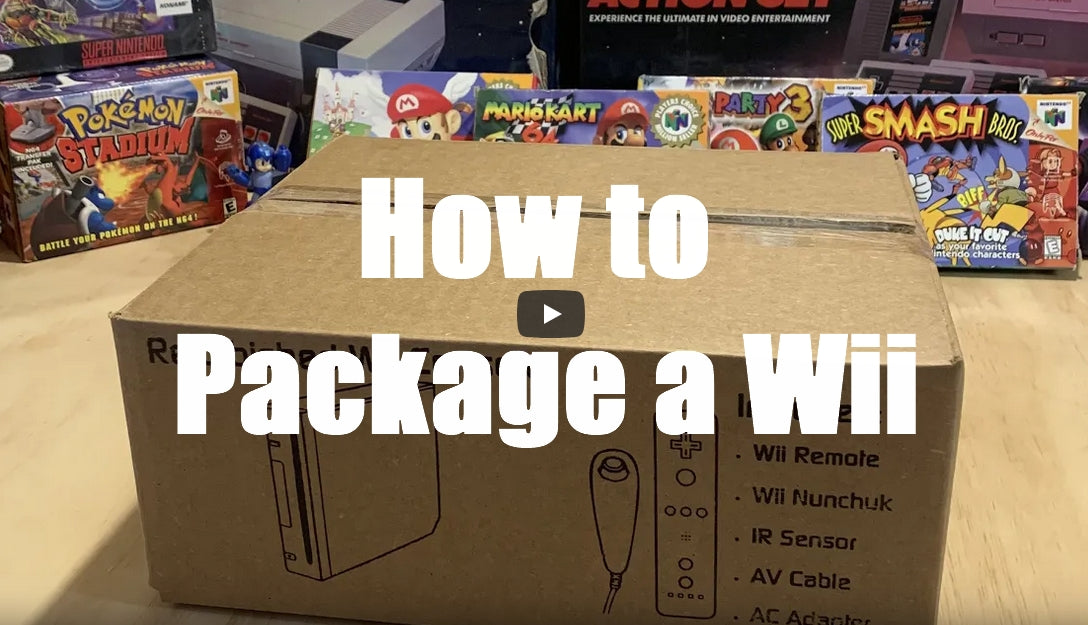 How to package a Nintendo Wii!