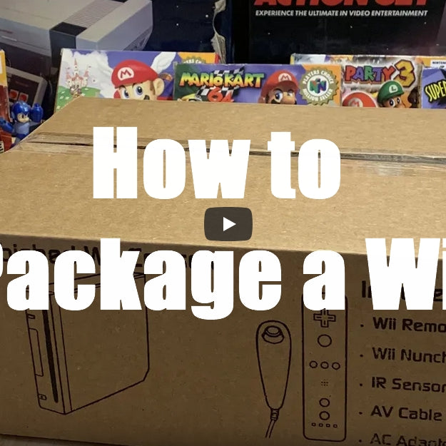 How to package a Nintendo Wii!