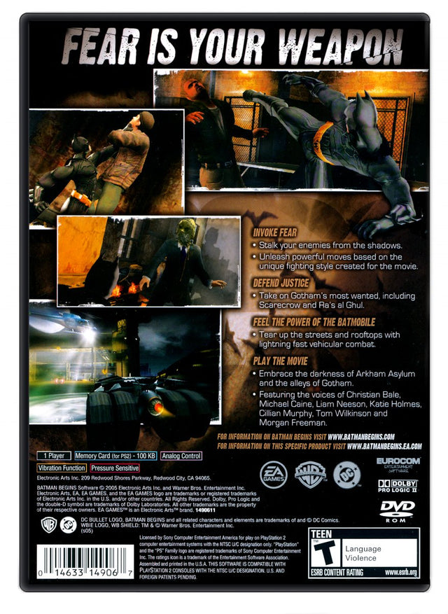 Batman Begins - PlayStation 2 (Refurbished)