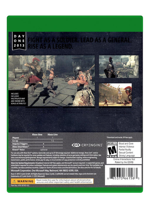 Ryse Son of Rome - Xbox One (Refurbished)