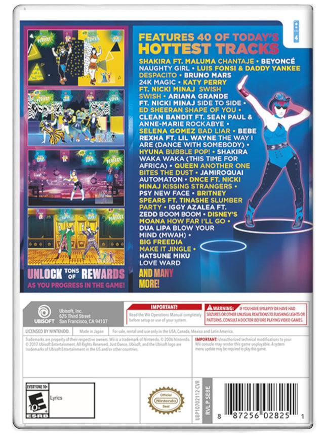 Just Dance 2018 - Nintendo Wii (Refurbished)