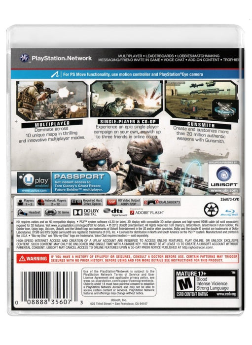 Tom Clancy's Ghost Recon: Future Soldier - PlayStation 3 (Refurbished)
