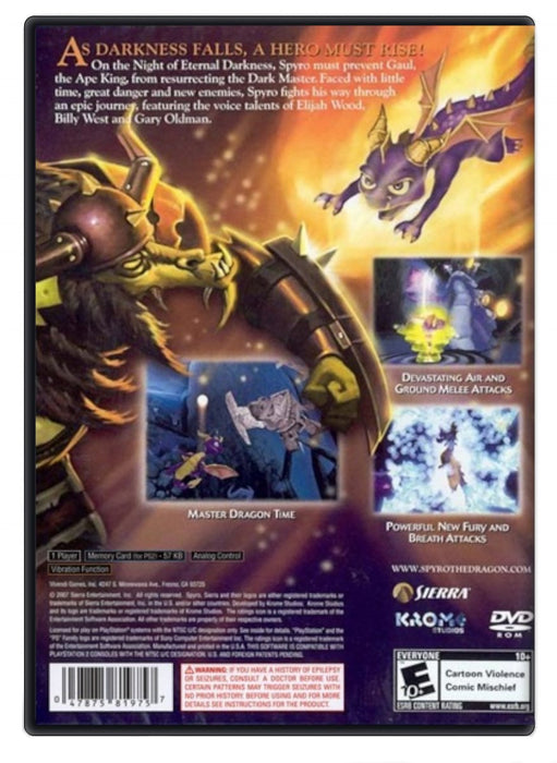 Legend of Spyro The Eternal Night - PlayStation 2 (Refurbished)