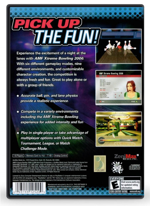 AMF Xtreme Bowling 2006 - PlayStation 2 (Refurbished)