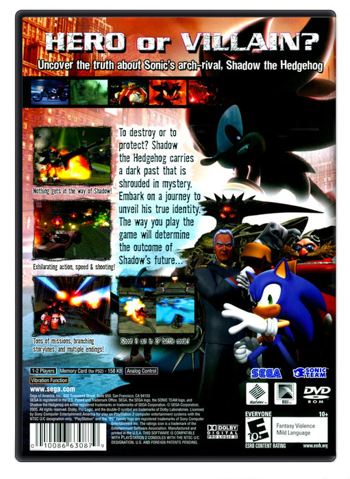 Shadow The Hedgehog - PlayStation 2 (Refurbished)