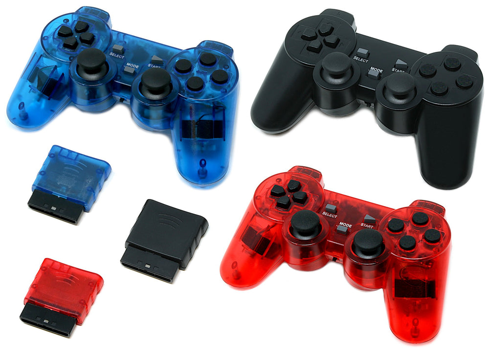 Mini Ps2 Controller Wireless Controllers for PlayStation PS2 by Voomwa + Pick your Color