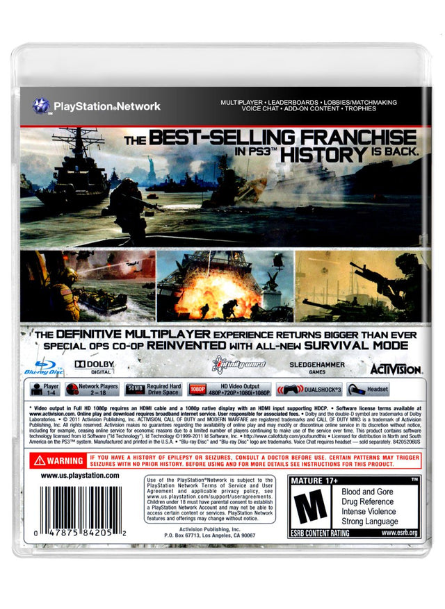 Call of Duty Modern Warfare 3 - PlayStation 3 (Refurbished)