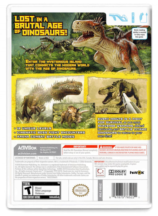 Top Shot Dinosaur Hunter - Nintendo Wii (Refurbished)