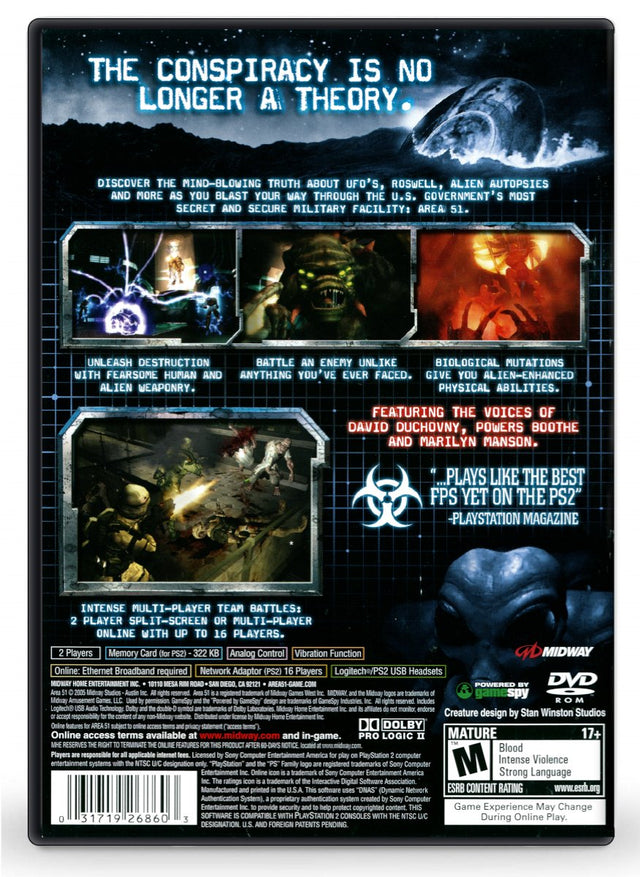 Area 51 - PlayStation 2 (Refurbished)