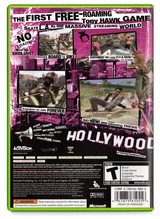Tony Hawks American Wasteland - Xbox 360 (Refurbished)