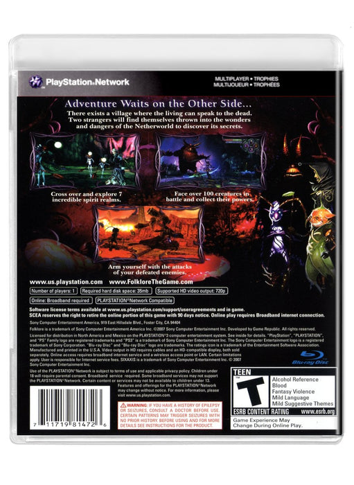 Folklore - PlayStation 3 (Refurbished)