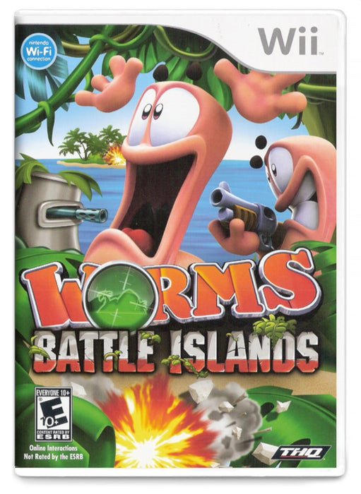 Worms Battle Island - Nintendo Wii  (Refurbished)