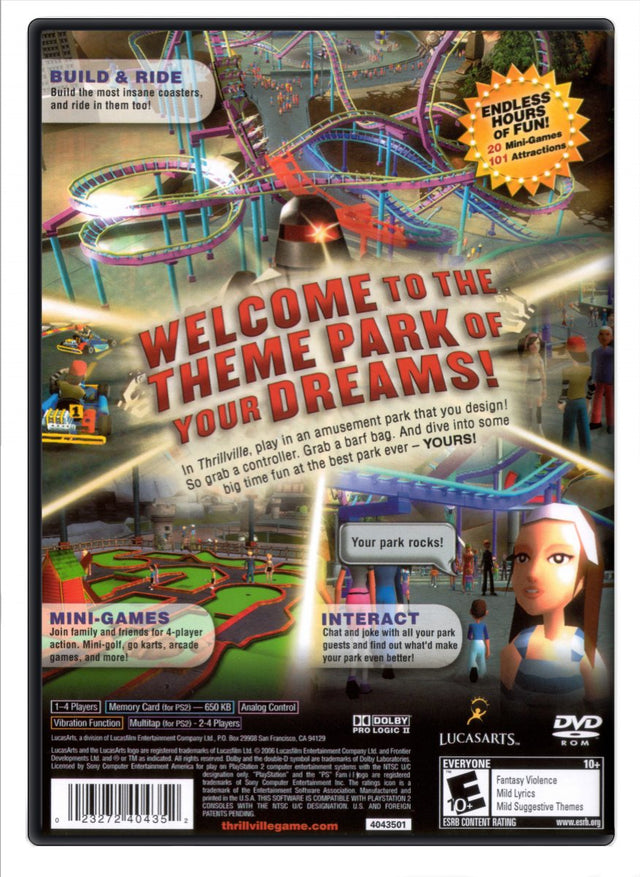 Thrillville - PlayStation 2 (Refurbished)
