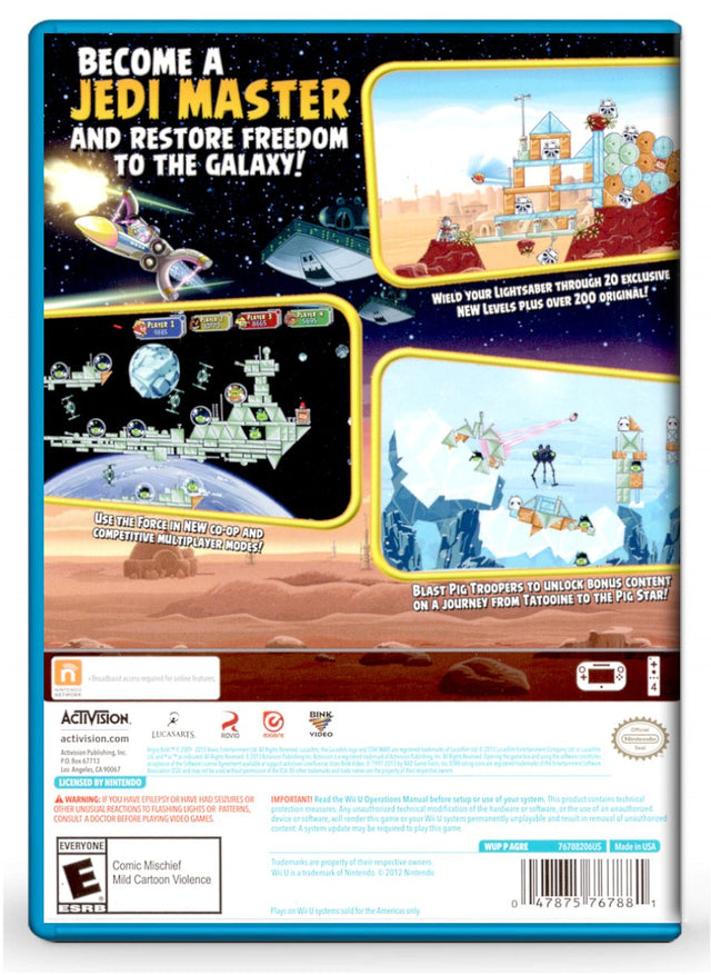 Angry Birds Star Wars - Nintendo Wii U (Refurbished)