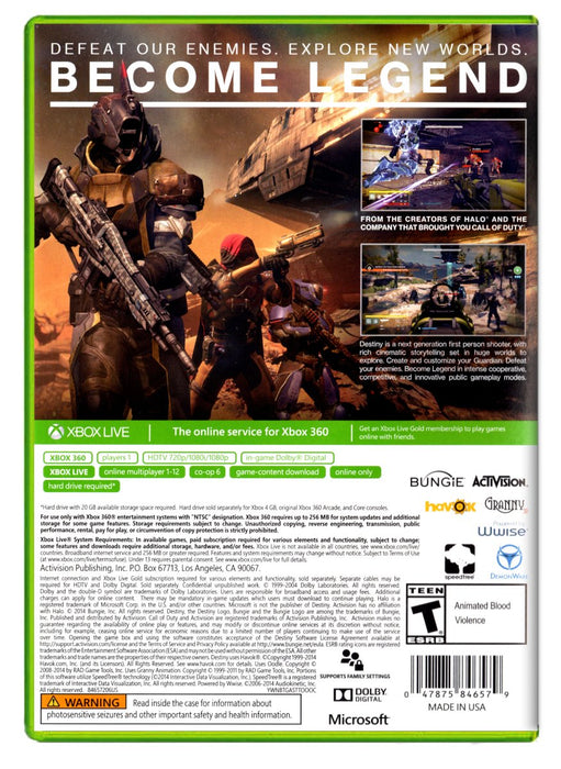 Destiny - Xbox 360 (Refurbished)