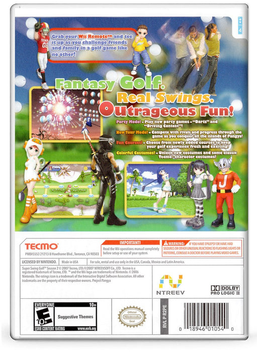 Super Swing Golf: Season 2 - Nintendo Wii (Refurbished)