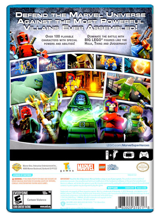 LEGO Marvel Super Heroes - Nintendo Wii U (Refurbished)