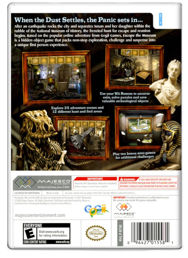 Escape the Museum - Nintendo Wii (Refurbished)