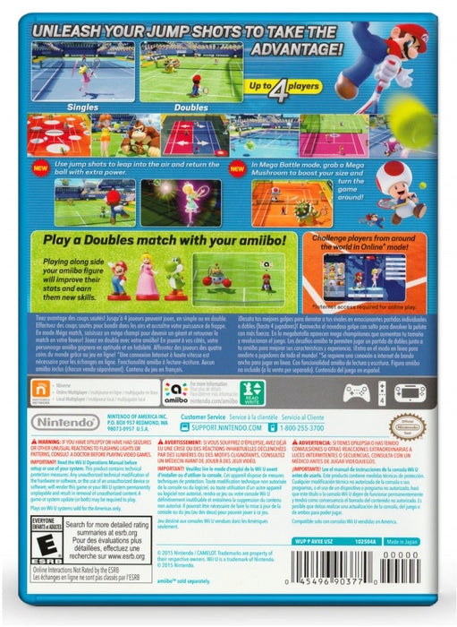 Mario Tennis: Ultra Smash - Nintendo Wii U (Refurbished)