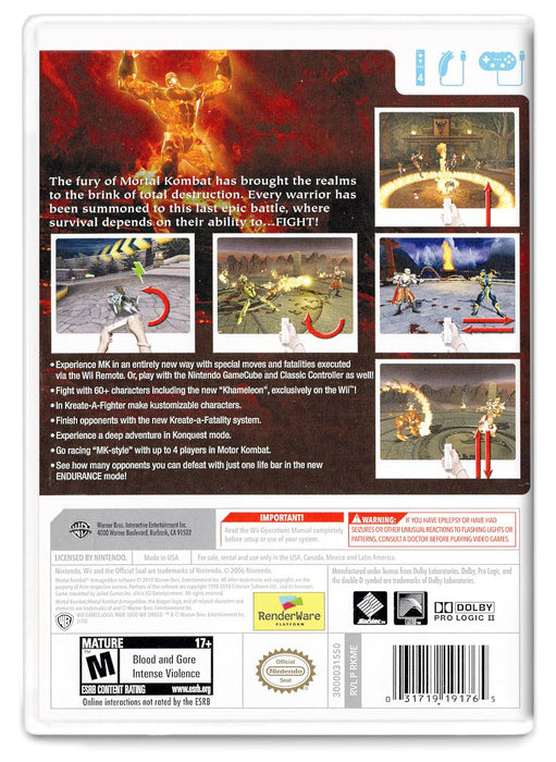 Mortal Kombat Armageddon - Nintendo Wii (Refurbished)