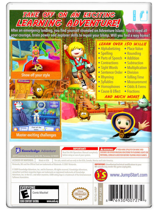 Jump Start Escape from Adventure Island - Nintendo Wii (Refurbished)
