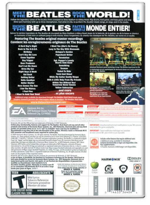 The Beatles: Rock Band - Nintendo Wii (Refurbished)