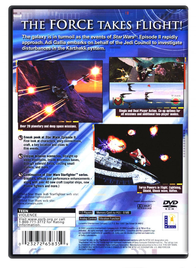 Star Wars Jedi Starfighter - PlayStation 2 (Refurbished)