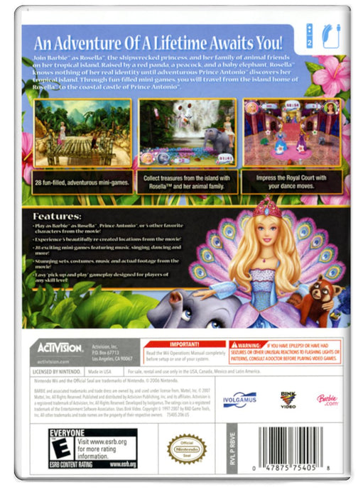 Barbie as the Island Princess - Nintendo Wii (Refurbished)