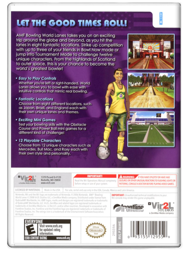 AMF Bowling World Lanes - Nintendo Wii (Refurbished)