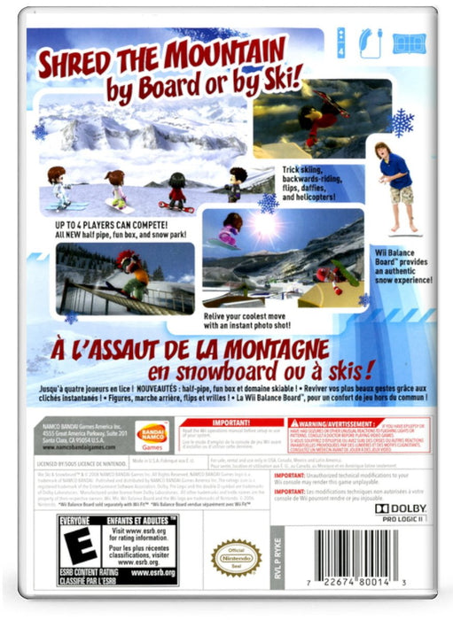 We Ski and Snowboard - Nintendo Wii  (Refurbished)
