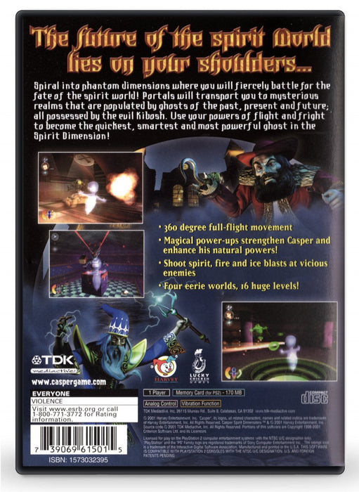 Casper Spirit Dimensions - PlayStation 2 (Refurbished)
