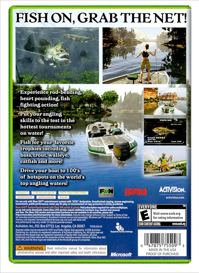 Rapala Fishing Frenzy 2009 - Xbox 360 (Refurbished)
