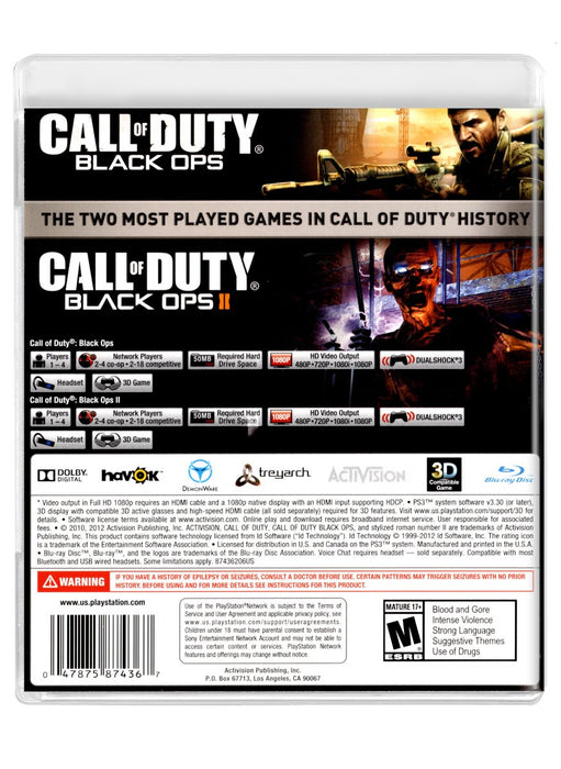 Call of Duty Black Ops Combo Pack - PlayStation 3 (Refurbished)