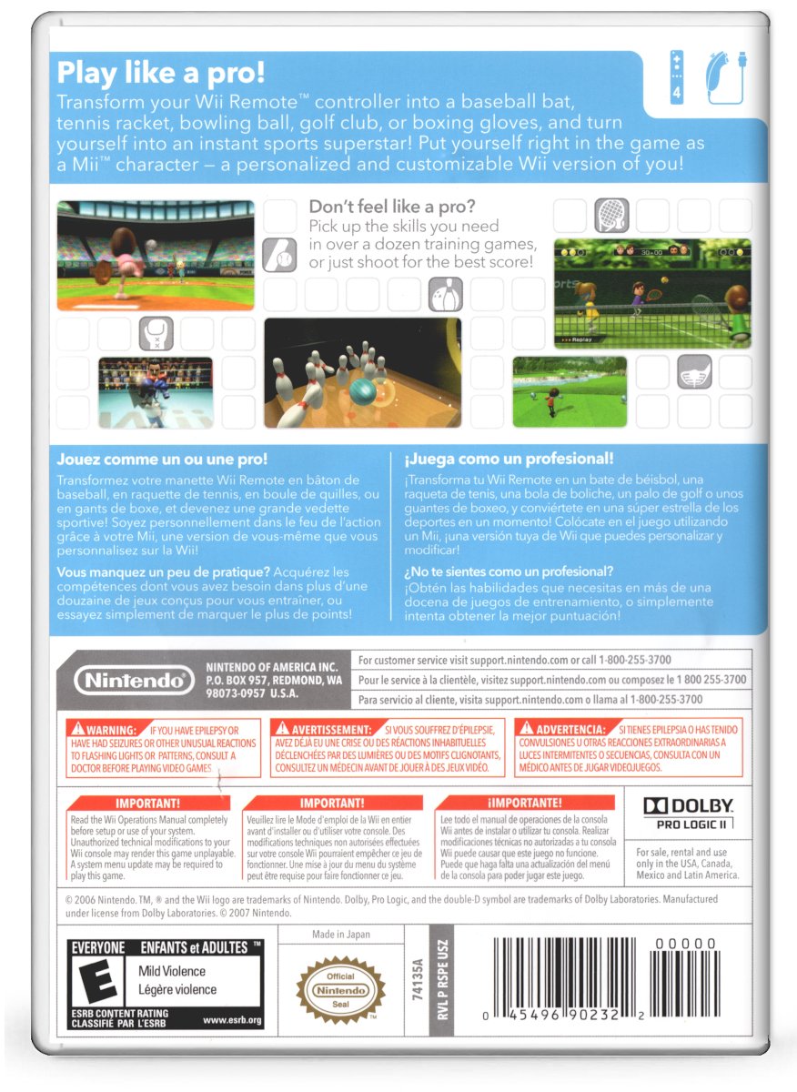 Wii Sports 2006 - Nintendo Wii (Refurbished - Excellent) – Voomwa