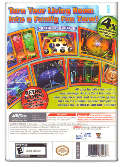 Arcade Zone - Nintendo Wii (Refurbished)
