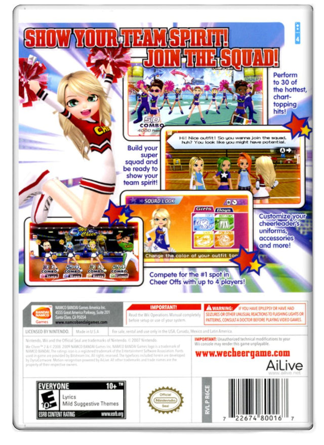 We Cheer 2 - Nintendo Wii (Refurbished)