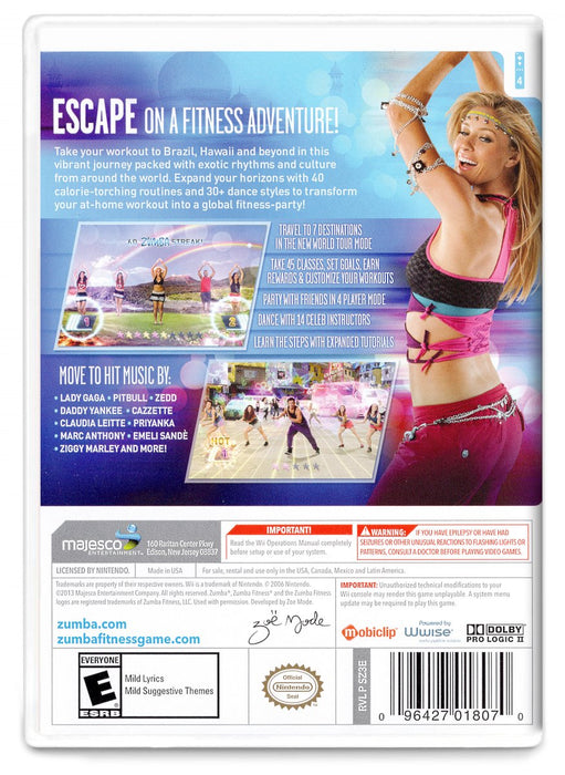 Zumba Fitness World Party - Nintendo Wii (Refurbished)