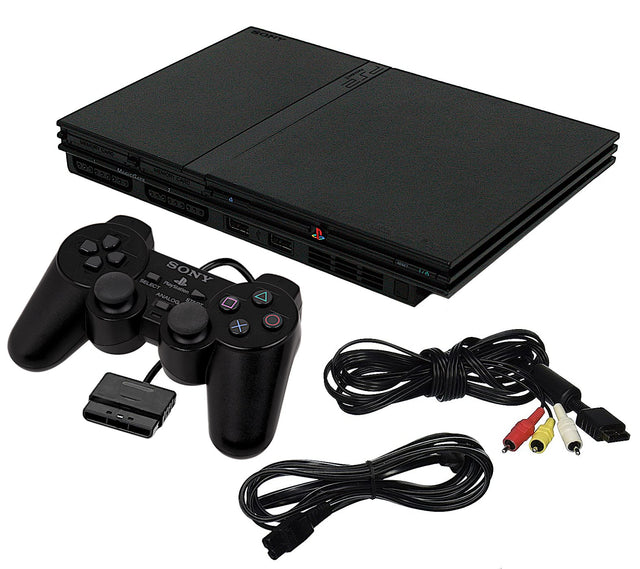 PlaySation 2 PS2 Console Slim Black Refurbished, Excellent