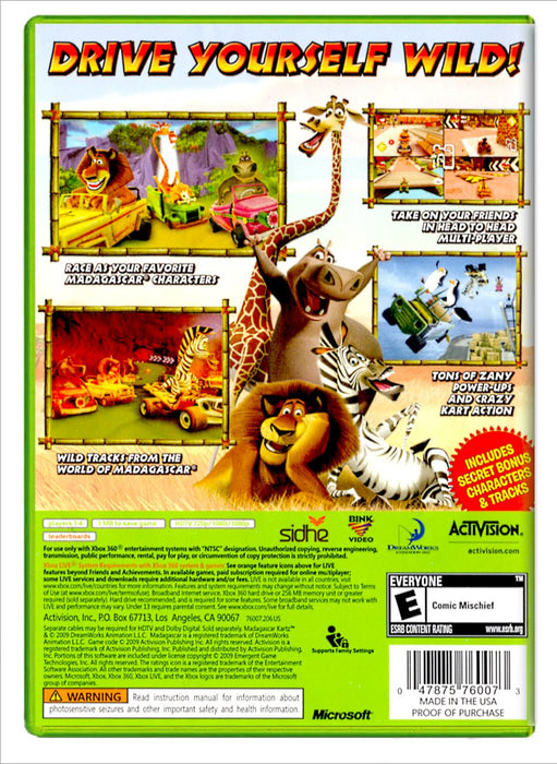 Madagascar Kartz - Xbox 360 (Refurbished)