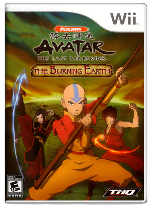 Avatar The Last Airbender Burning Earth - Nintendo Wii (Refurbished)