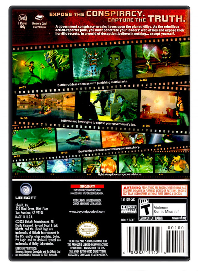 Beyond Good and Evil - Nintendo Gamecube (Refurbished)