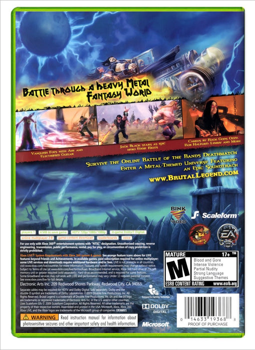 Brutal Legend - Xbox 360 (Refurbished)
