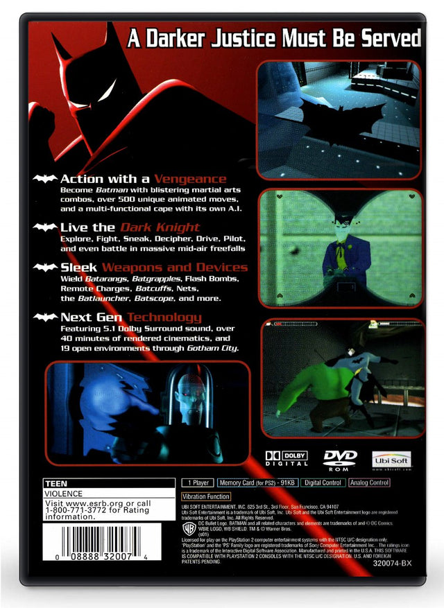 Batman Vengeance - PlayStation 2 (Refurbished)