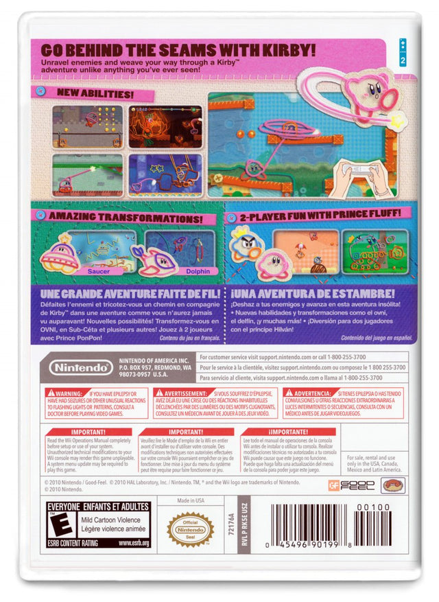 Kirbys Epic Yarn - Nintendo Wii (Refurbished)
