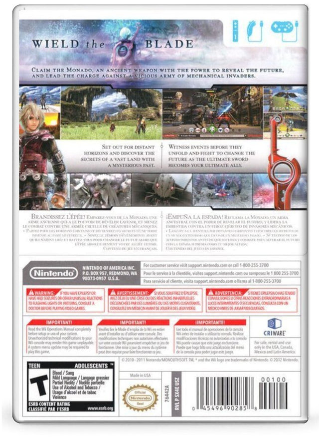 Xenoblade Chronicles - Nintendo Wii  (Refurbished)