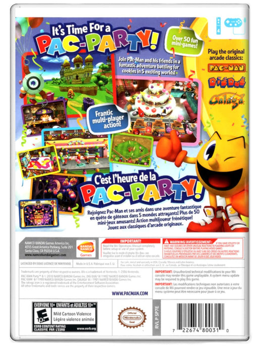 Pac-Man Party - Nintendo Wii (Refurbished)