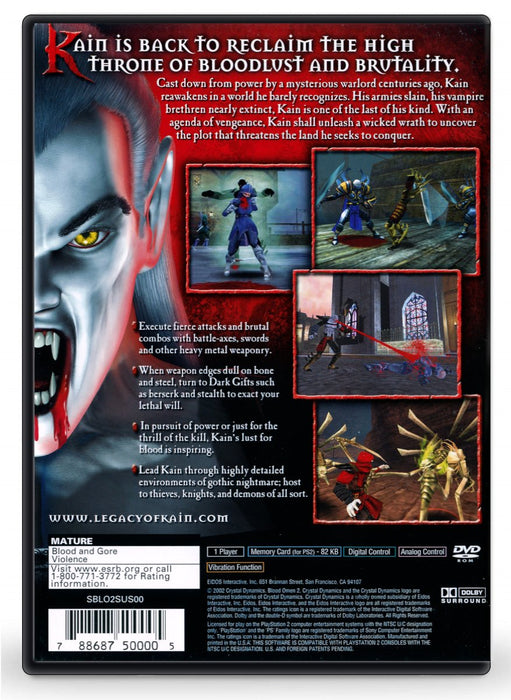 Blood Omen 2 - PlayStation 2 (Refurbished)